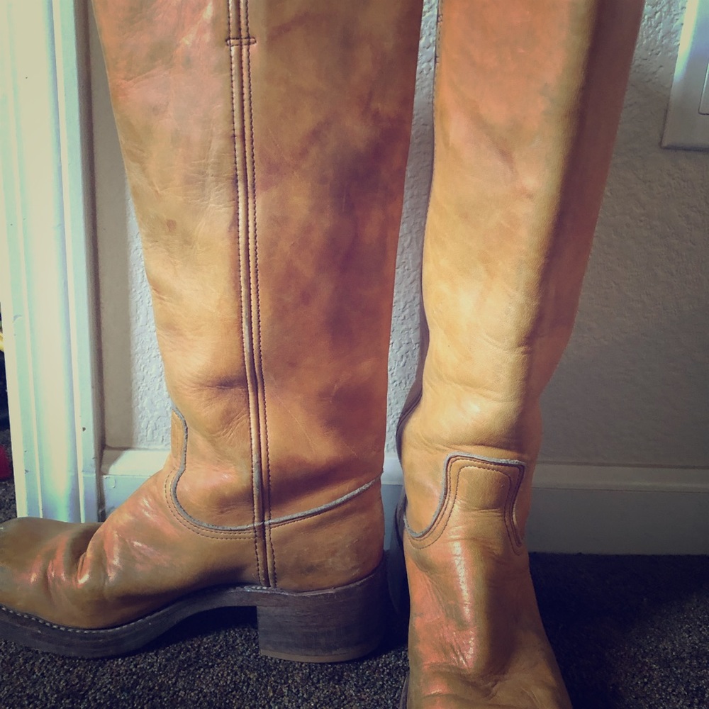 Vintage Frye campus boots